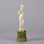 Ferdinand Preiss - Art Deco Sculpture - Boy with Apple