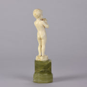 Preiss Boy with Apple - Art Deco Sculpture - Hickmet Fine Arts  Edit alt text