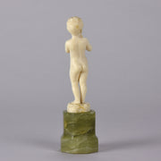 Preiss Boy with Apple - Art Deco Sculpture - Hickmet Fine Arts  Edit alt text