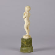 Preiss Boy with Apple - Art Deco Sculpture - Hickmet Fine Arts  Edit alt text