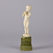 Preiss Boy with Apple - Art Deco Sculpture - Hickmet Fine Arts  Edit alt text