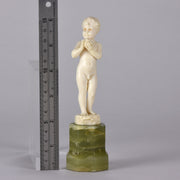 Preiss Boy with Apple - Art Deco Sculpture - Hickmet Fine Arts  Edit alt text
