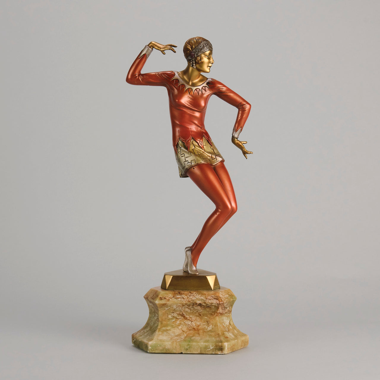 F Priess Charleston Dancer - Art Deco Figure - Hickmet Fine Arts