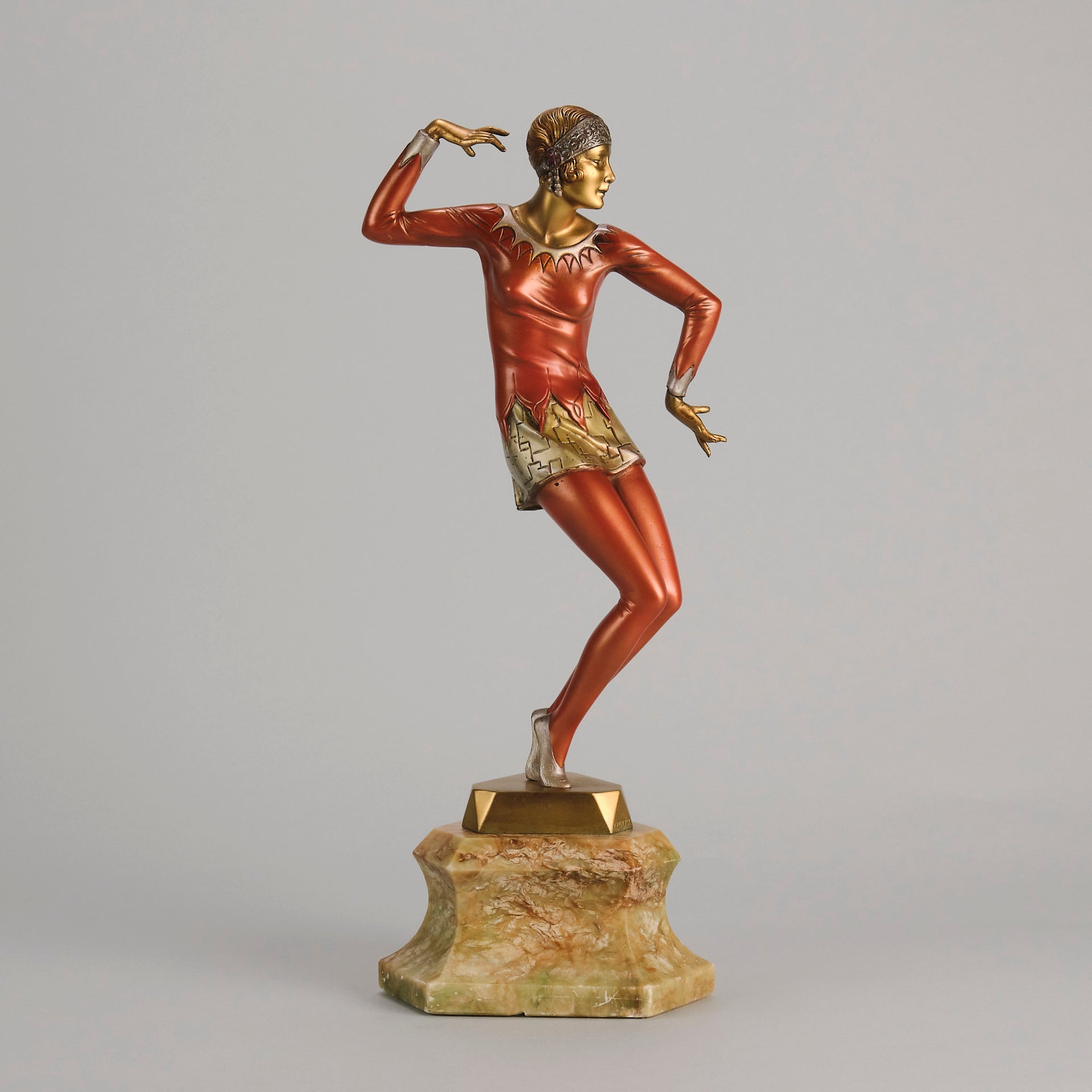 F Priess Charleston Dancer - Art Deco Figure - Hickmet Fine Arts