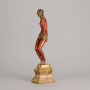 F Priess Charleston Dancer - Art Deco Figure - Hickmet Fine Arts