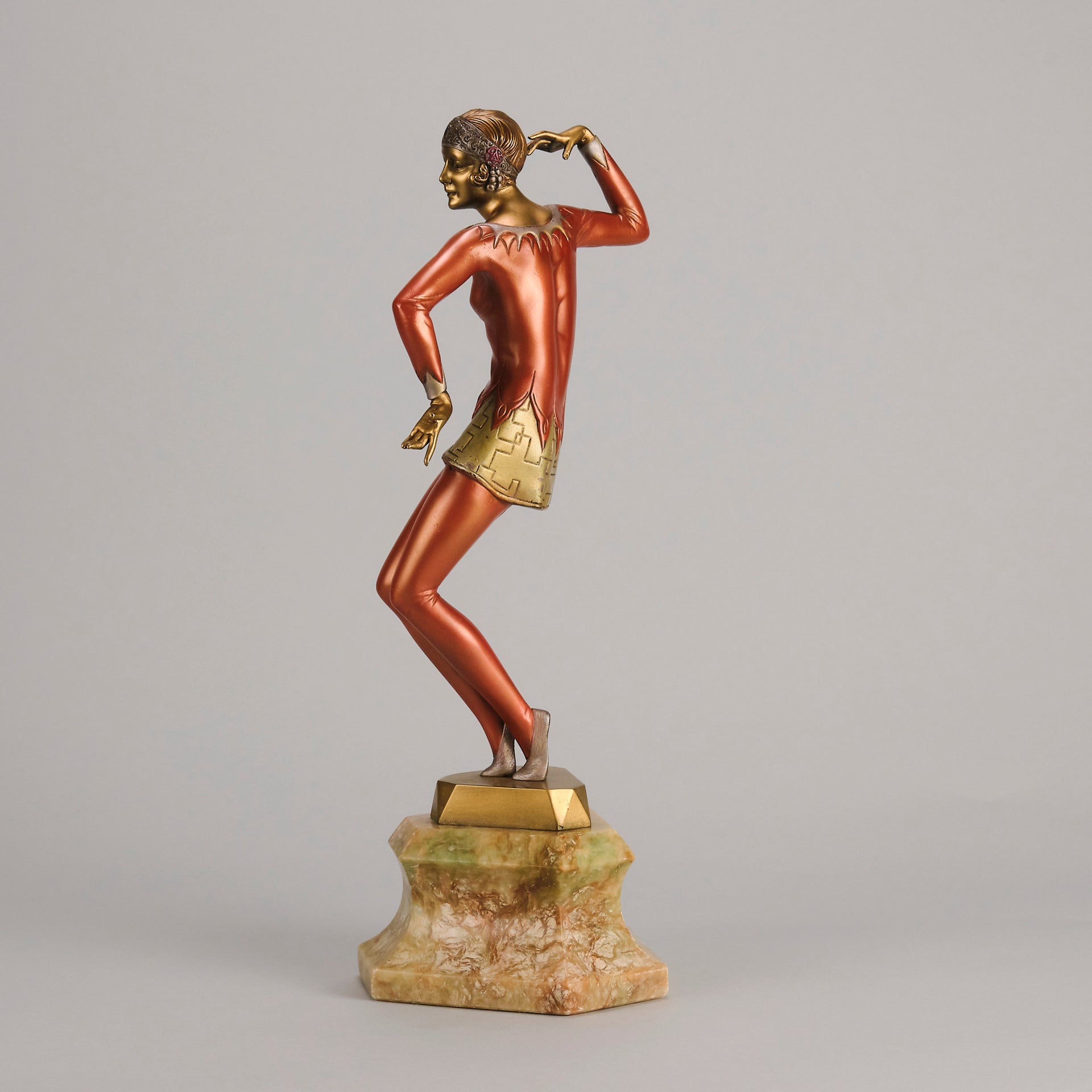 F Priess Charleston Dancer - Art Deco Figure - Hickmet Fine Arts