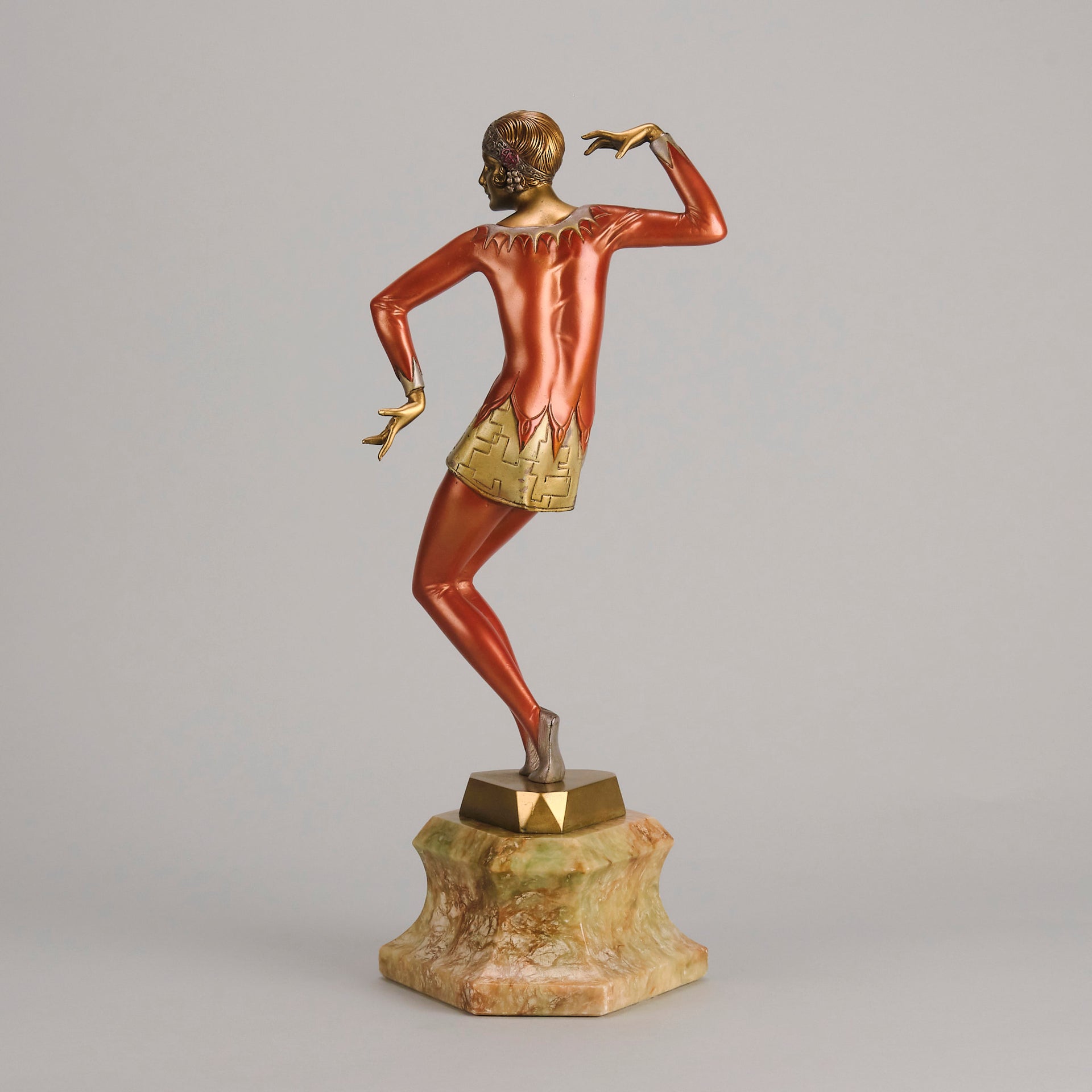 F Priess Charleston Dancer - Art Deco Figure - Hickmet Fine Arts