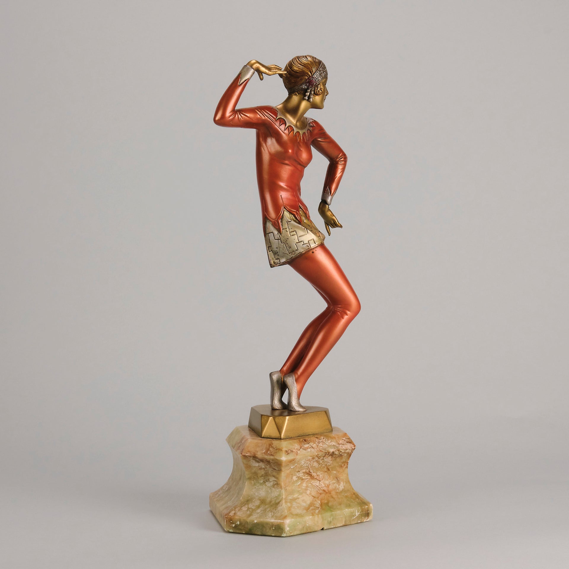 F Priess Charleston Dancer - Art Deco Figure - Hickmet Fine Arts