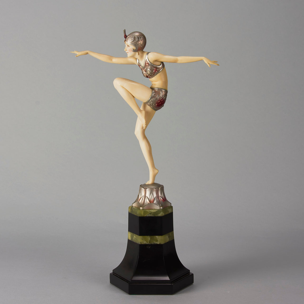 Art Deco antique Bronze Statue Con Brio by Ferdinand Preiss – Hickmet Fine Arts