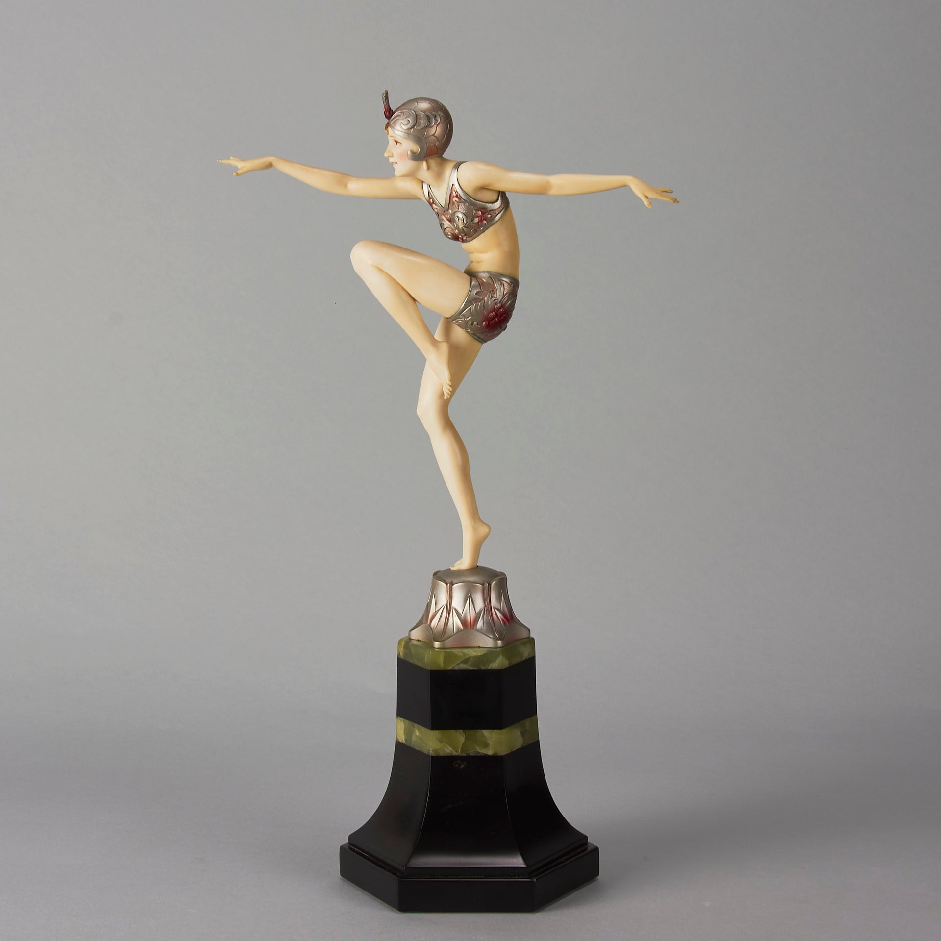 Art Deco antique Bronze Statue Con Brio by Ferdinand Preiss – Hickmet Fine Arts