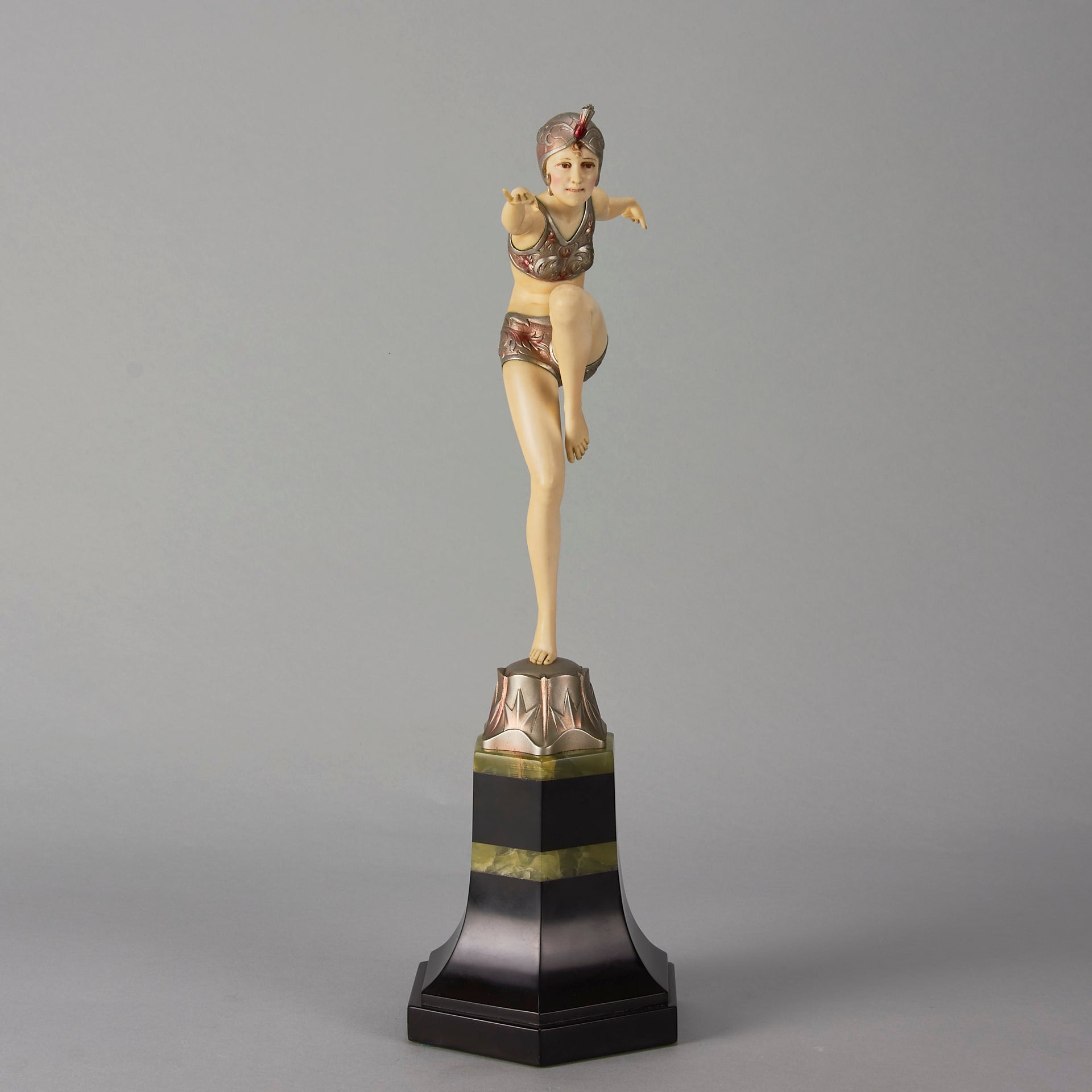 Art Deco antique Bronze Statue Con Brio by Ferdinand Preiss – Hickmet Fine Arts