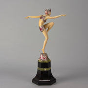 Art Deco antique Bronze Statue Con Brio by Ferdinand Preiss – Hickmet Fine Arts