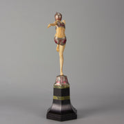 Art Deco antique Bronze Statue Con Brio by Ferdinand Preiss – Hickmet Fine Arts