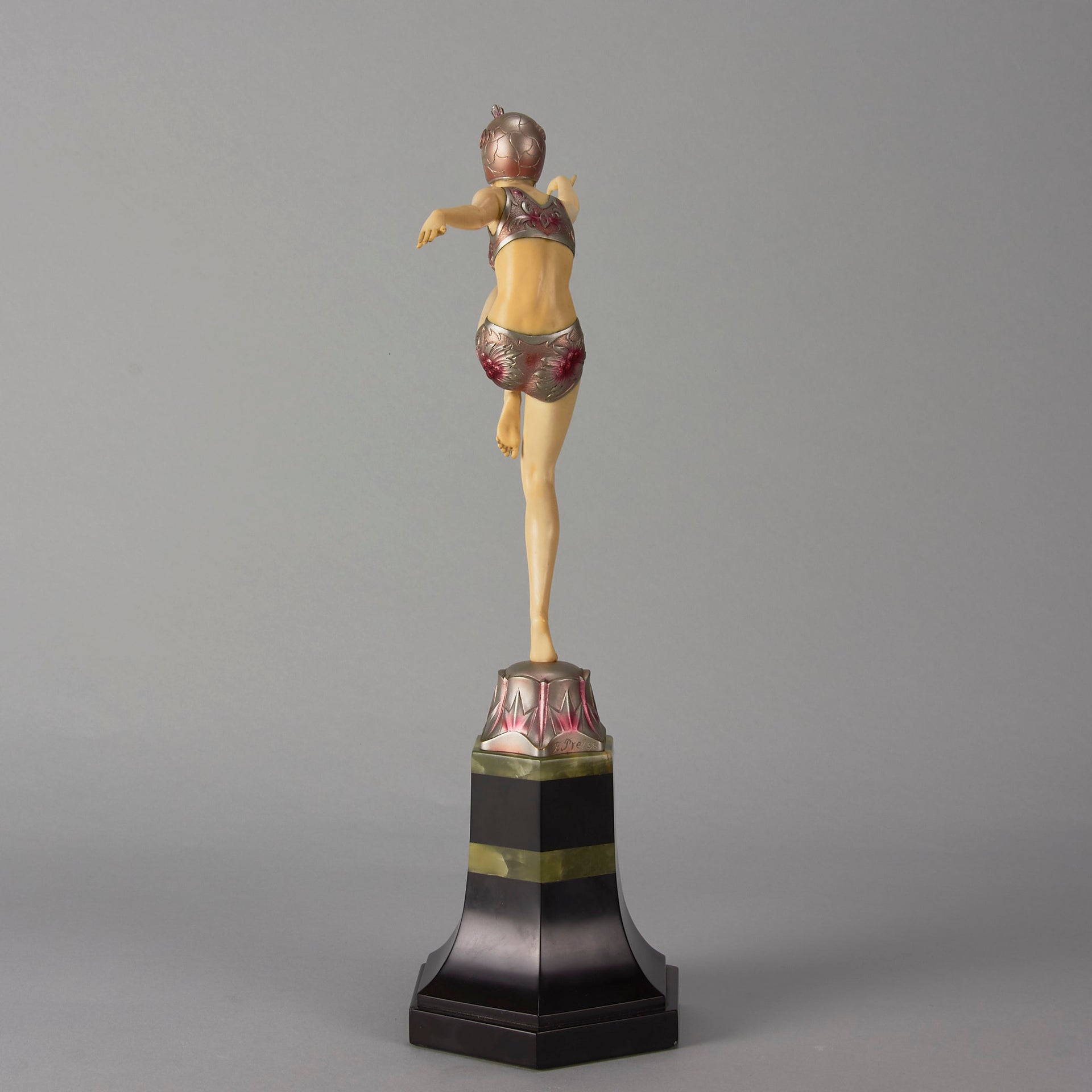 Art Deco antique Bronze Statue Con Brio by Ferdinand Preiss – Hickmet Fine Arts