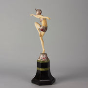 Art Deco antique Bronze Statue Con Brio by Ferdinand Preiss – Hickmet Fine Arts