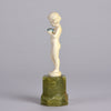Preiss Girl with Box - Art Deco Sculpture by Ferdinand Preiss - Hickmet Fine Arts