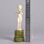 Preiss Girl with Box - Art Deco Sculpture by Ferdinand Preiss - Hickmet Fine Arts