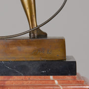 Hoop Girl and Sonny Boy - Ferdinand Preiss - Preiss Powder Puff Art Deco Sculpture Ferdinand Preiss -  Hickmet Fine Arts 