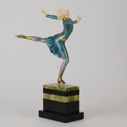 Ferdinand Preiss Skater- Art Deco Figure - Hickmet Fine Arts