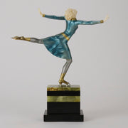 Ferdinand Preiss Skater- Art Deco Figure - Hickmet Fine Arts
