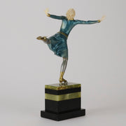 Ferdinand Preiss Skater- Art Deco Figure - Hickmet Fine Arts