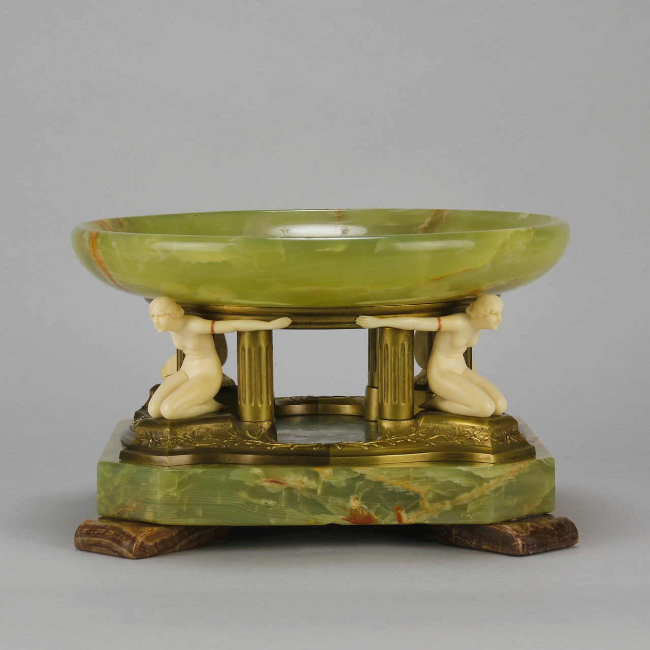 Ferdinand Preiss Tazza - Art Deco Figure - Hickmet Fine Arts