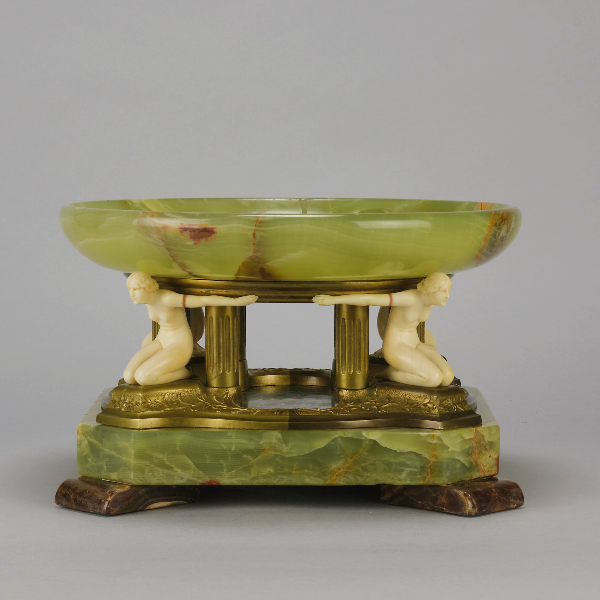 Ferdinand Preiss Tazza - Art Deco Figure - Hickmet Fine Arts