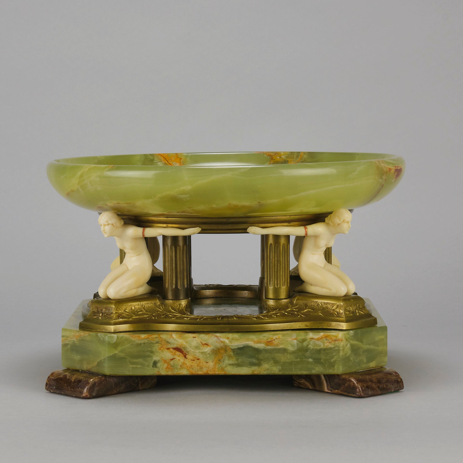 Ferdinand Preiss Tazza - Art Deco Figure - Hickmet Fine Arts