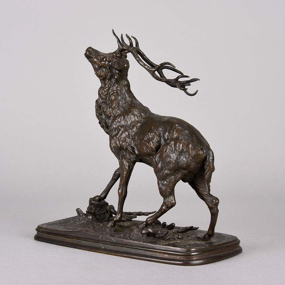 Pautrot Stag Animalier Bronze 
