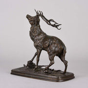 Pautrot Stag Animalier Bronze 