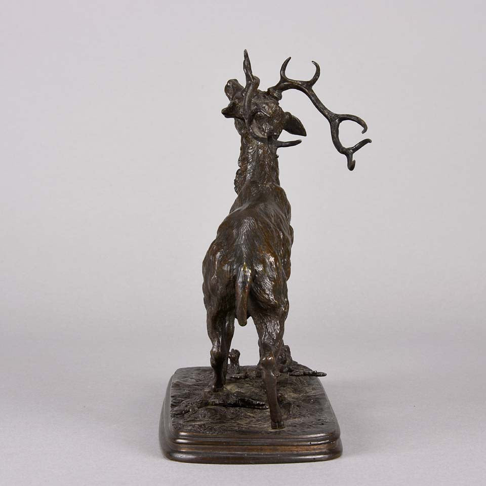 Pautrot Stag Animalier Bronze 