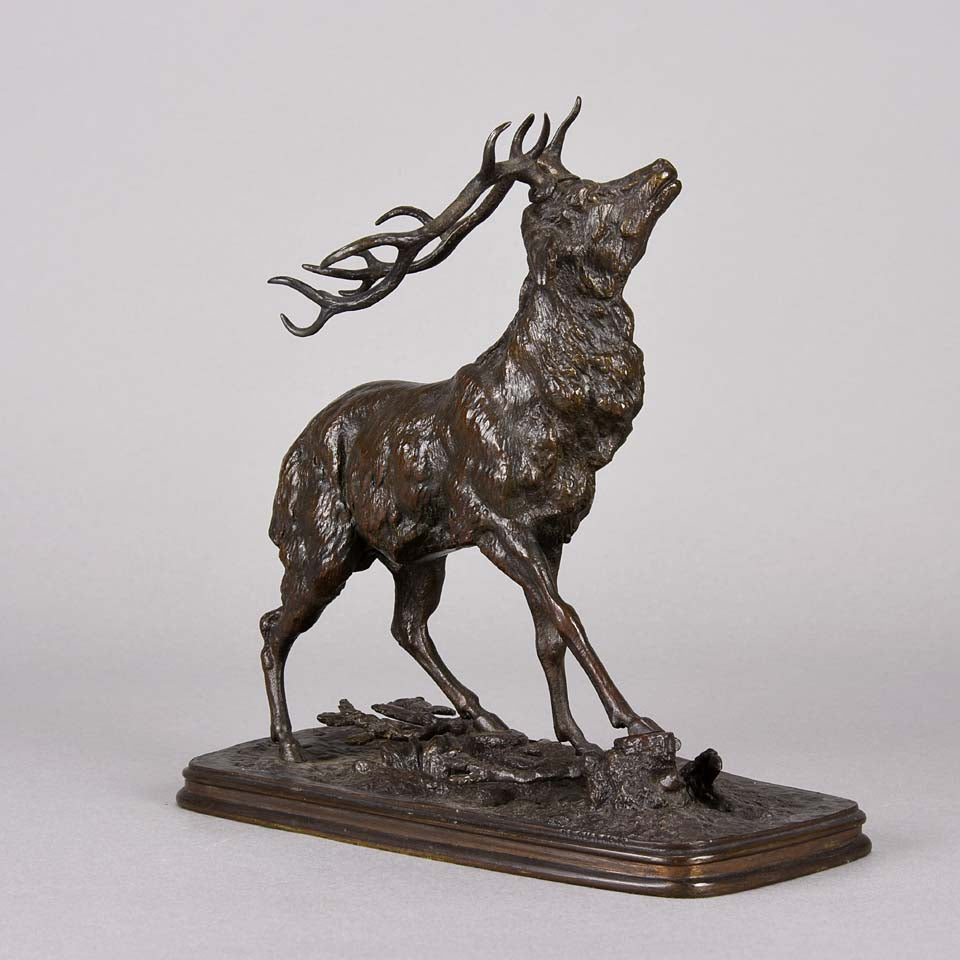 Pautrot Stag Animalier Bronze 