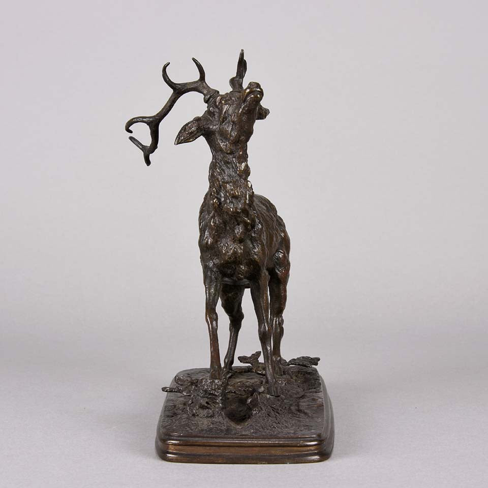 Pautrot Stag Animalier Bronze 