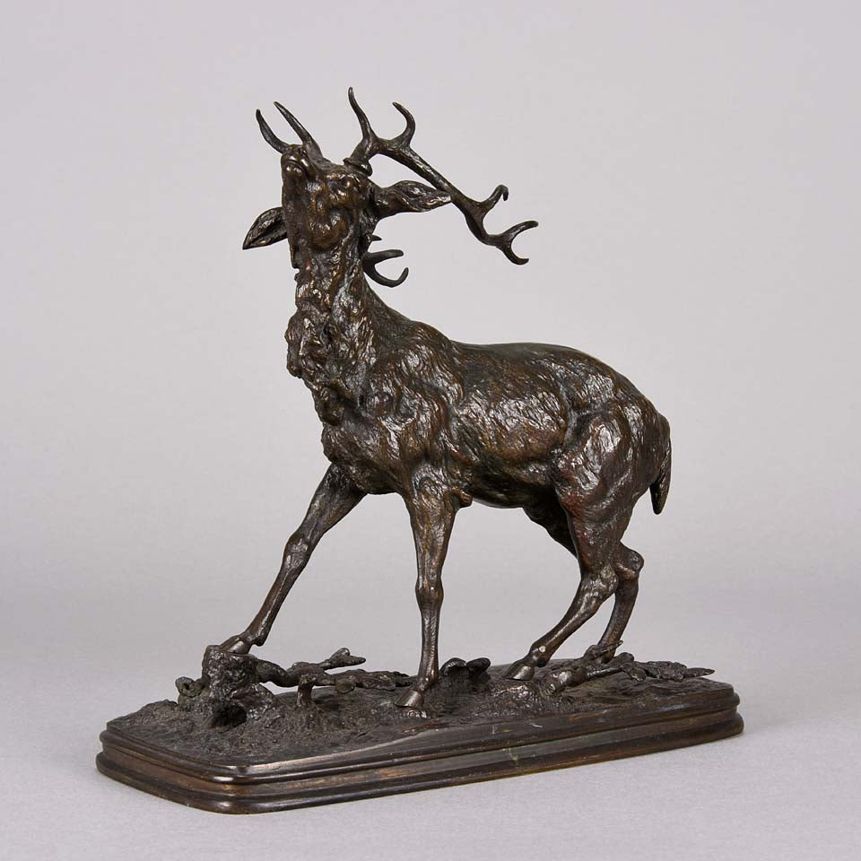 Pautrot Stag Animalier Bronze 