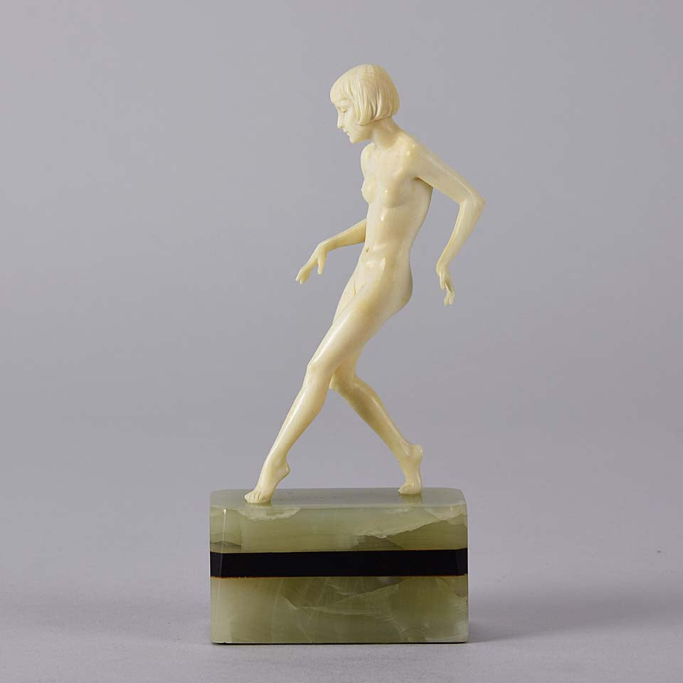Preiss Nude - Art Deco Figure by Ferdinand Preiss - Hickmet Fine Arts