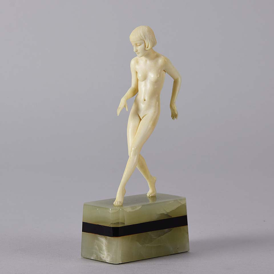 Preiss Nude - Art Deco Figure by Ferdinand Preiss - Hickmet Fine Arts