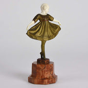 Art Deco Bronze Figure Preiss Ballerina