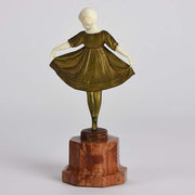 Art Deco Bronze Figure Preiss Ballerina