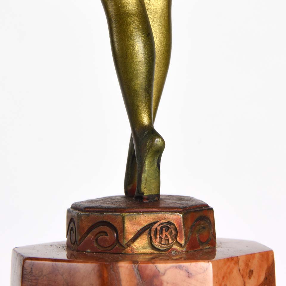 Art Deco Bronze Figure Preiss Ballerina