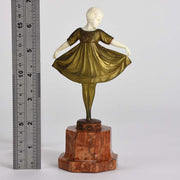 Art Deco Bronze Figure Preiss Ballerina