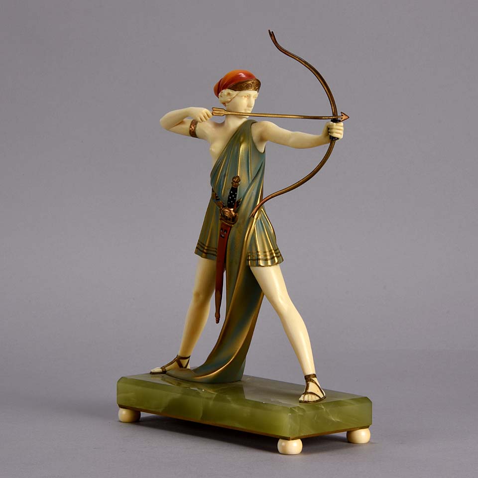 Ferdinand Preiss Diana Art Deco Figure 