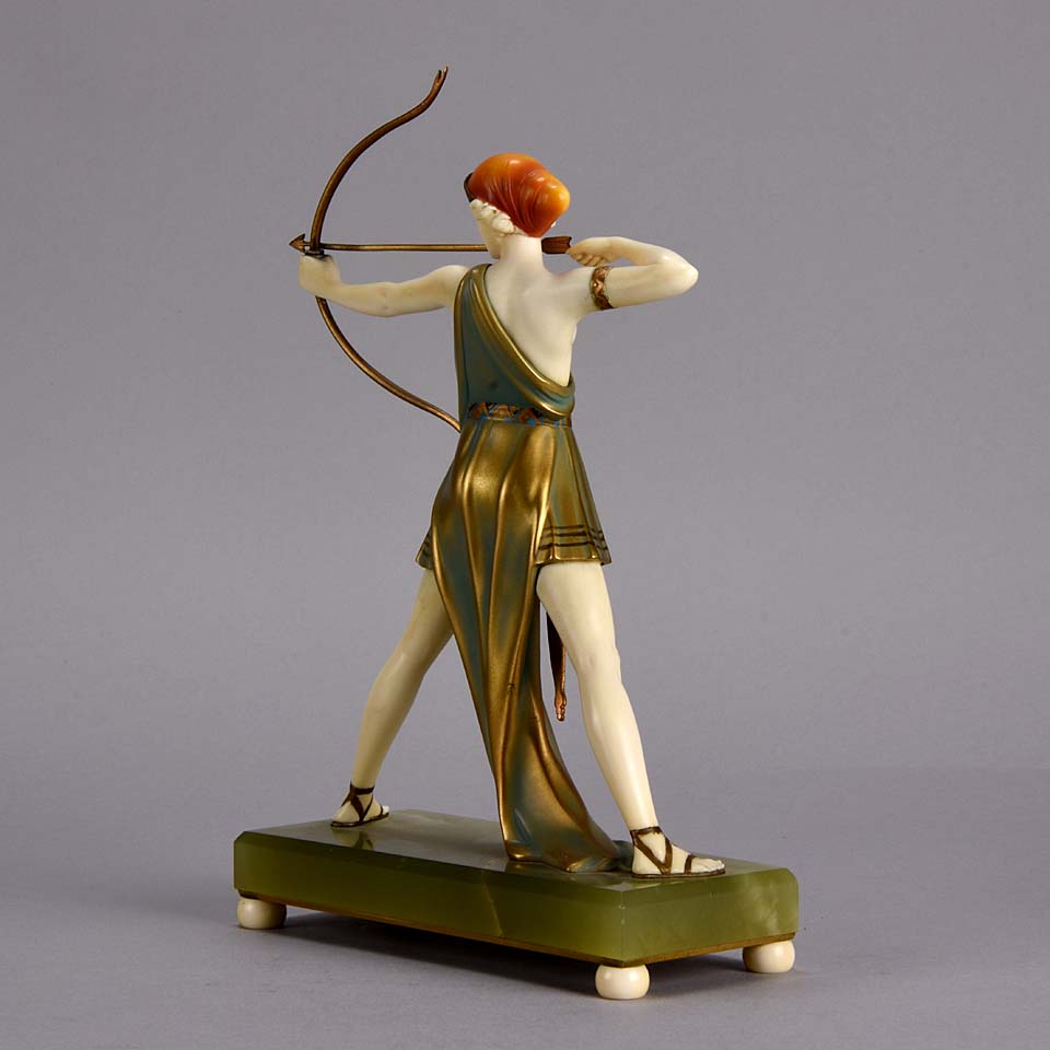 Ferdinand Preiss Diana Art Deco Figure 