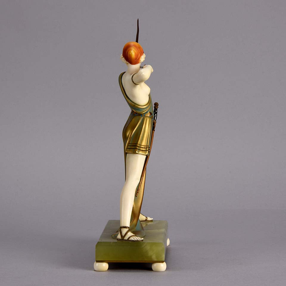 Ferdinand Preiss Diana Art Deco Figure 