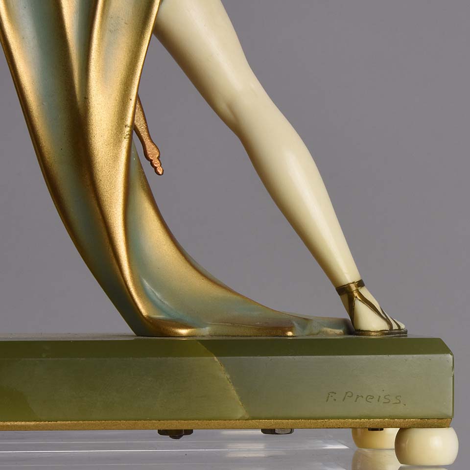 Ferdinand Preiss Diana Art Deco Figure 