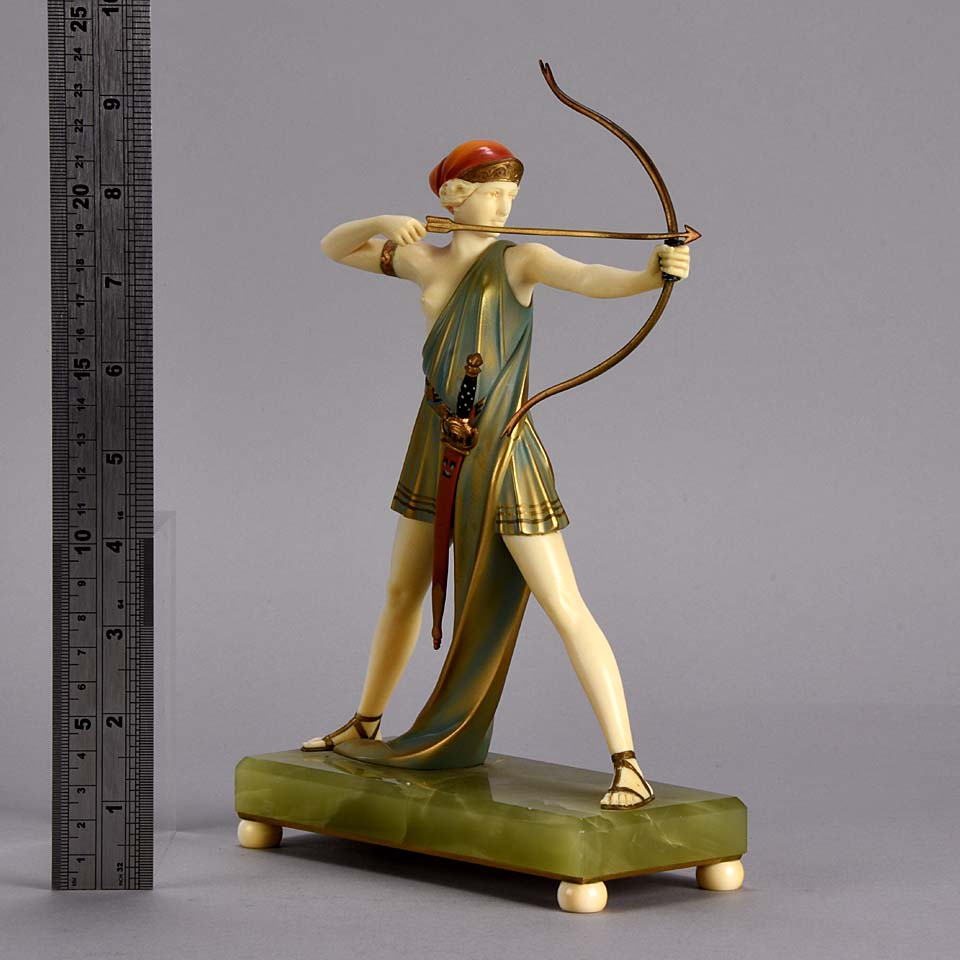 Ferdinand Preiss Diana Art Deco Figure 