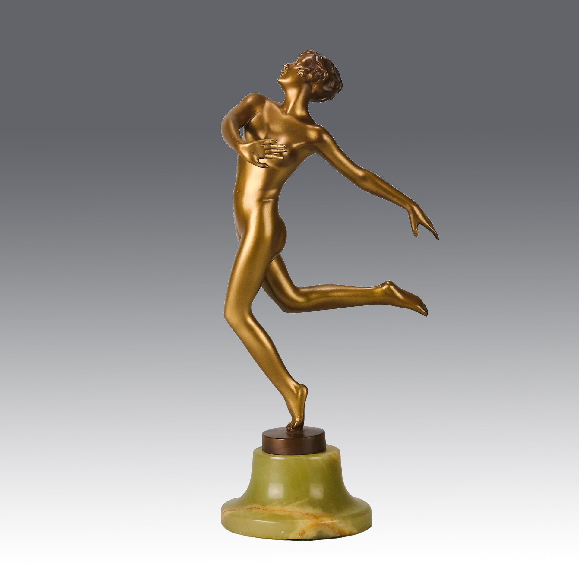Josef Lorenzl - Fleur - Art deco figurines - Art Deco Sculpture - Art Deco Bronze Figurines - Art Deco Bronze Lady - Hickmet Fine Arts
