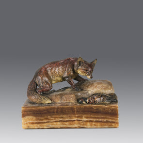 Vienna Bronze "Fox with Prey"