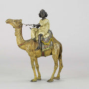 Franz Xavier Bergman Bronze -  Arab on Camel Austrian Bronze - Franz Bergman