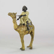 Franz Xavier Bergman Bronze -  Arab on Camel Austrian Bronze - Franz Bergman