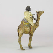 Franz Xavier Bergman Bronze -  Arab on Camel Austrian Bronze - Franz Bergman
